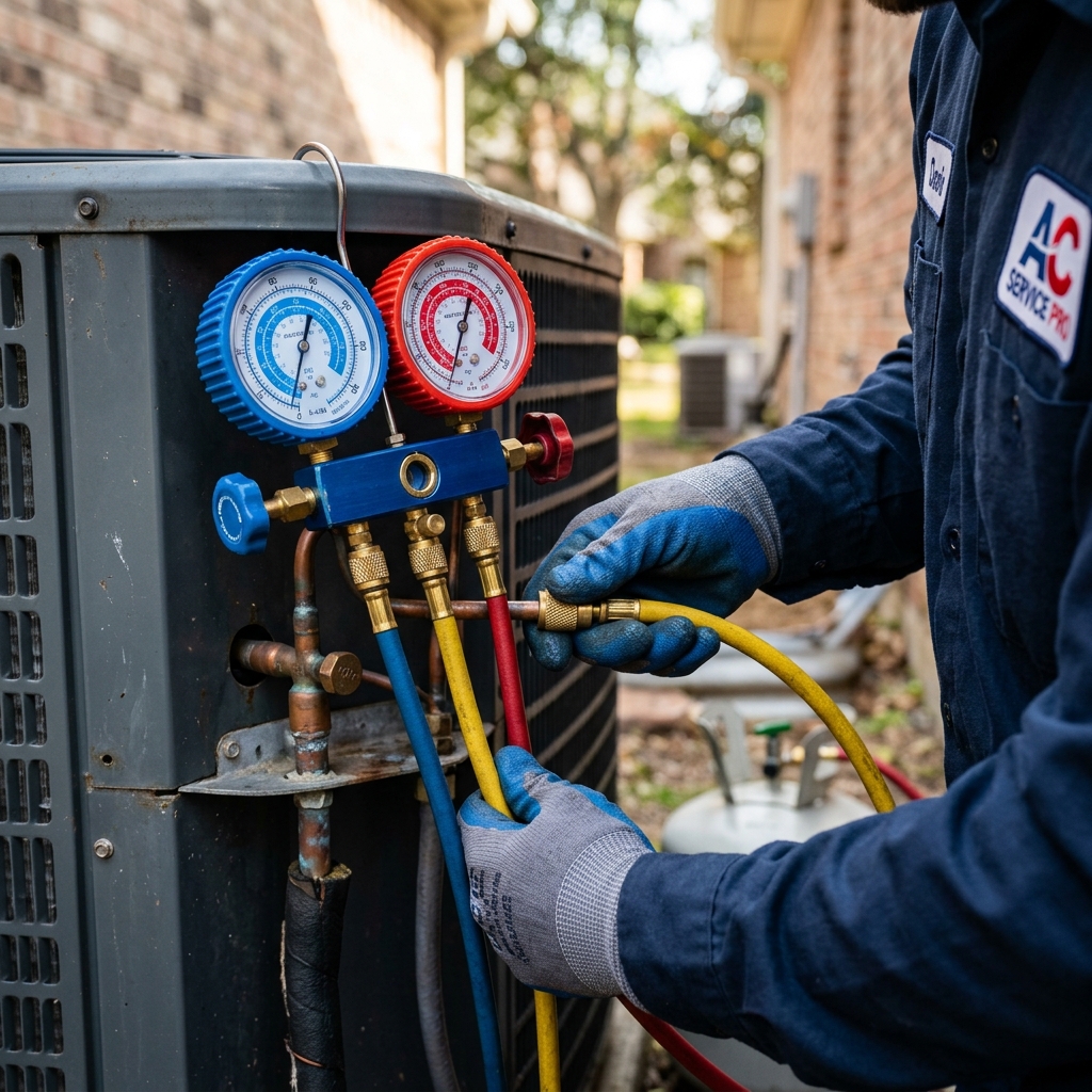 Заправка кондиционера фреоном — манометры